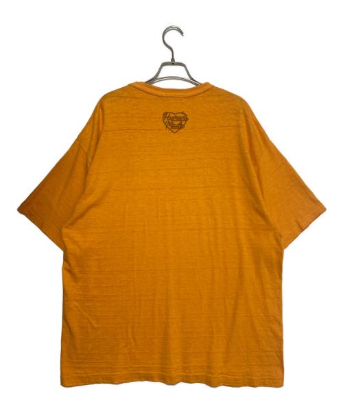 HUMAN MADE（ヒューマンメイド）HUMAN MADE (ヒューマンメイド) HEART Logo T-shirt オレンジ サイズ:3XLの古着・服飾アイテム