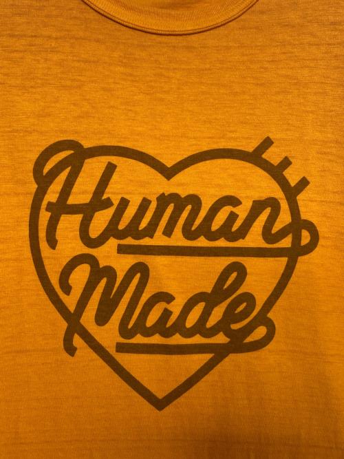 HUMAN MADE（ヒューマンメイド）HUMAN MADE (ヒューマンメイド) HEART Logo T-shirt オレンジ サイズ:3XLの古着・服飾アイテム