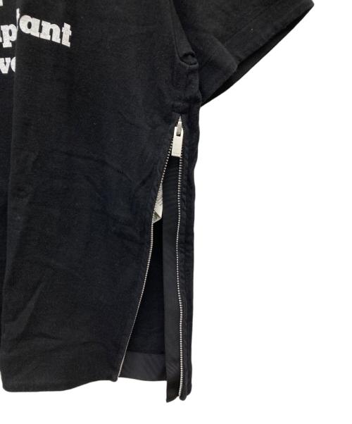 sacai（サカイ）sacai (サカイ) NEW YORK TIMES Truth TEE ブラック サイズ:1の古着・服飾アイテム