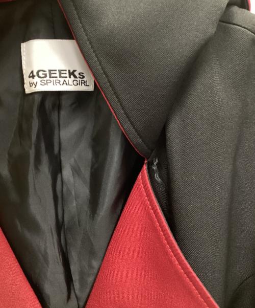 4GEEKS by SPIRAL GIRL（フォーギークスバイスパイラルガール）4GEEKS by SPIRAL GIRL (フォーギークスバイスパイラルガール) ホグワーツワッペン付きケープワンピース ブラック サイズ:Fの古着・服飾アイテム