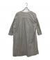 nest Robe (ネストローブ) コットンストライププルオンワンピース グレー×ブルー サイズ:SIZE F：11000円
