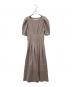 Her lip to（ハーリップトゥ）の古着「Marylebone Short-Sleeve Dress」｜ピンク