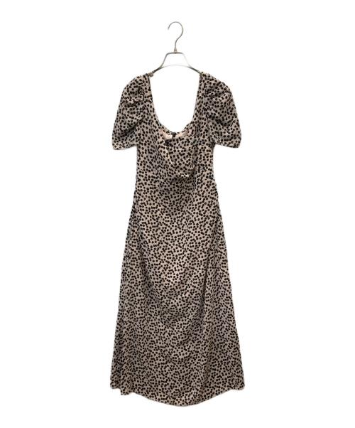 HER LIP TO（ハーリップトゥ）HER LIP TO (ハーリップトゥ) cherry dress ベージュ サイズ:Sの古着・服飾アイテム
