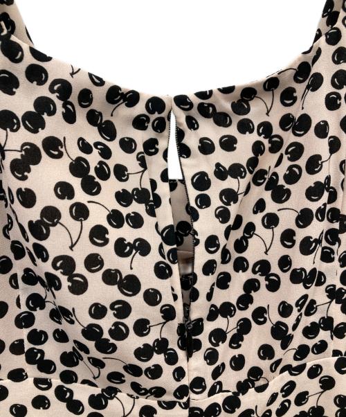 HER LIP TO（ハーリップトゥ）HER LIP TO (ハーリップトゥ) cherry dress ベージュ サイズ:Sの古着・服飾アイテム