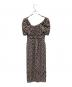 HER LIP TO (ハーリップトゥ) Cherry Pattern Cache-Coeur One-Piece ダークブラウン サイズ:S：9000円