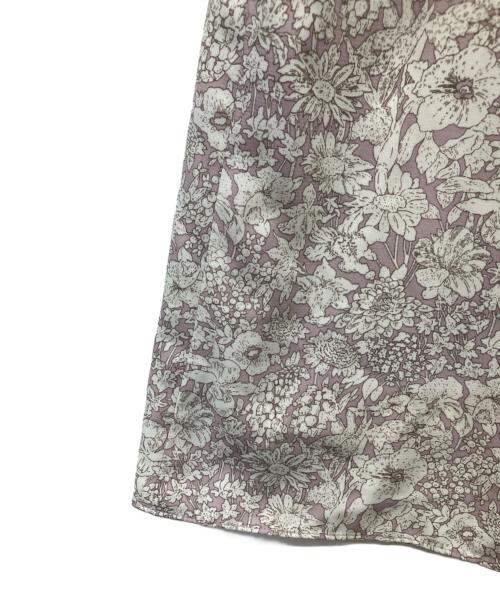 HER LIP TO（ハーリップトゥ）HER LIP TO (ハーリップトゥ) Lace Trimmed Floral Dress パープル サイズ:Sの古着・服飾アイテム