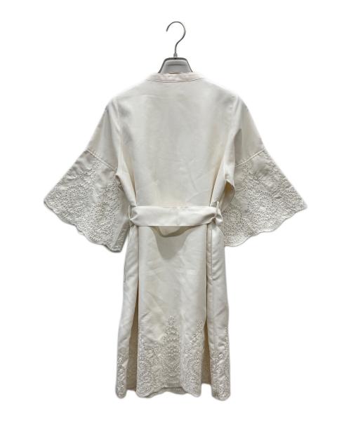 HER LIP TO（ハーリップトゥ）Her lip to (ハーリップトゥ) Embroidery Poplin Mini Dress ホワイト サイズ:Sの古着・服飾アイテム