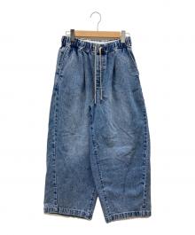 JOURNAL STANDARD（ジャーナルスタンダード）の古着「イージーデニムワイドパンツ」｜ブルー