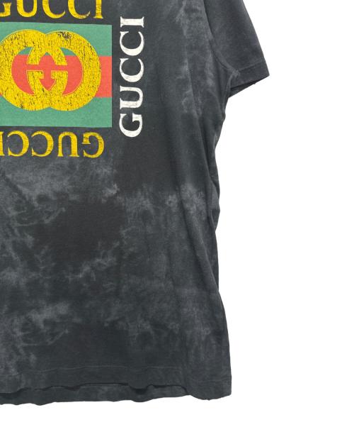 GUCCI（グッチ）GUCCI (グッチ) 17AW Floral Embroidery Tee ブラック サイズ:Lの古着・服飾アイテム