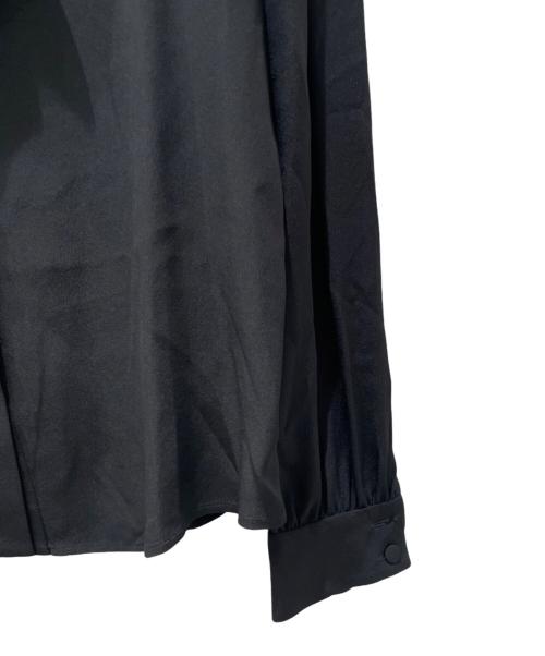 GUCCI（グッチ）GUCCI (グッチ) フリルレースブラウス ブラック サイズ:40の古着・服飾アイテム