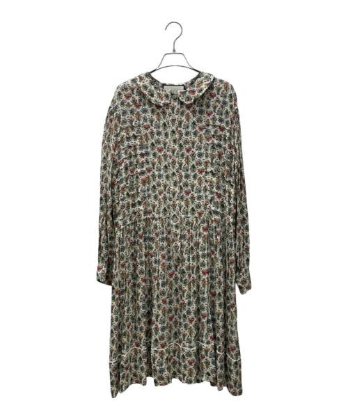 GUCCI（グッチ）GUCCI (グッチ) フローラプリントワンピース アイボリー サイズ:42の古着・服飾アイテム