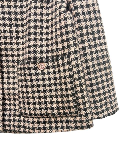 GUCCI（グッチ）GUCCI (グッチ) ハンドトゥースジャケット/674323 ZAHXM ピンク サイズ:42の古着・服飾アイテム