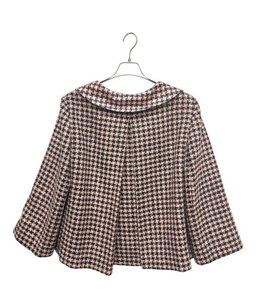 GUCCI（グッチ）GUCCI (グッチ) ハンドトゥースジャケット/674323 ZAHXM ピンク サイズ:42の古着・服飾アイテム