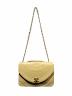 CHANEL (シャネル) ウェーブステッチ/チェーンショルダーバッグ ベージュ サイズ:22.5：220000円