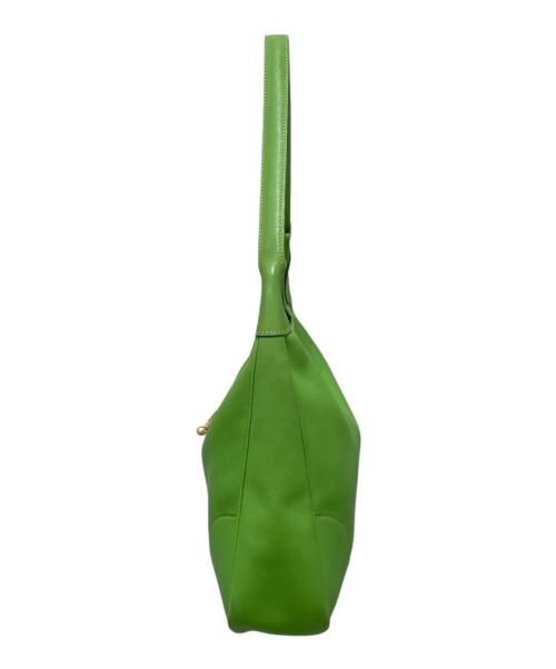 HERMES（エルメス）HERMES (エルメス) トリム31/トゴ/アップルグリーン/ゴールド金具/□AF刻印:2009年製 アップルグリーン サイズ:31の古着・服飾アイテム