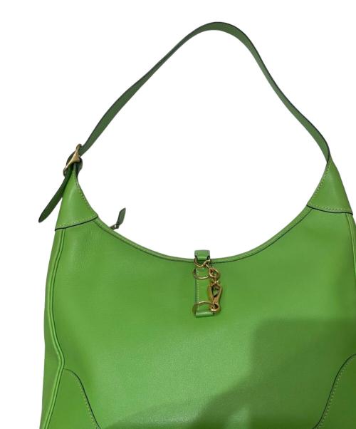 HERMES（エルメス）HERMES (エルメス) トリム31/トゴ/アップルグリーン/ゴールド金具/□AF刻印:2009年製 アップルグリーン サイズ:31の古着・服飾アイテム