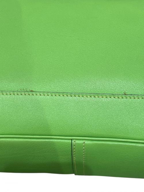 HERMES（エルメス）HERMES (エルメス) トリム31/トゴ/アップルグリーン/ゴールド金具/□AF刻印:2009年製 アップルグリーン サイズ:31の古着・服飾アイテム