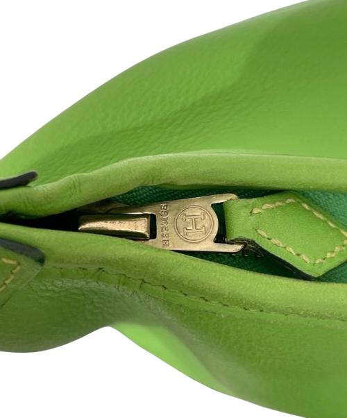 HERMES（エルメス）HERMES (エルメス) トリム31/トゴ/アップルグリーン/ゴールド金具/□AF刻印:2009年製 アップルグリーン サイズ:31の古着・服飾アイテム