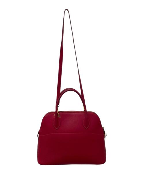 HERMES（エルメス）HERMES (エルメス) Bolide 31/ボリード 31/トリヨンクレマンス/レッド系/ゴールド金具/□H刻印:2004年製 レッド系 サイズ:31の古着・服飾アイテム