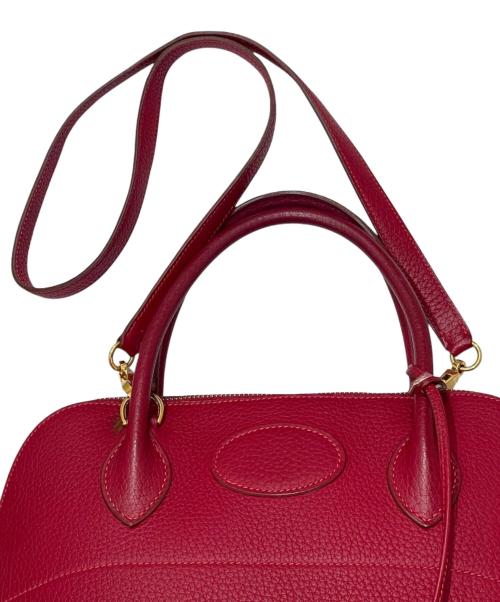 HERMES（エルメス）HERMES (エルメス) Bolide 31/ボリード 31/トリヨンクレマンス/レッド系/ゴールド金具/□H刻印:2004年製 レッド系 サイズ:31の古着・服飾アイテム