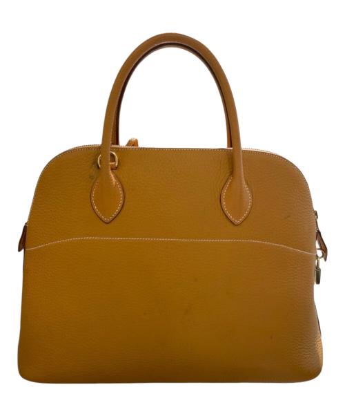 HERMES（エルメス）HERMES (エルメス) Bolide 31/ボリード 31/アルデンヌ/ゴールド系（オレンジ系）/ゴールド金具/〇WC刻印:1993年製 オレンジ系 サイズ:35の古着・服飾アイテム
