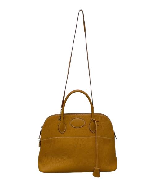 HERMES（エルメス）HERMES (エルメス) Bolide 31/ボリード 31/アルデンヌ/ゴールド系（オレンジ系）/ゴールド金具/〇WC刻印:1993年製 オレンジ系 サイズ:35の古着・服飾アイテム
