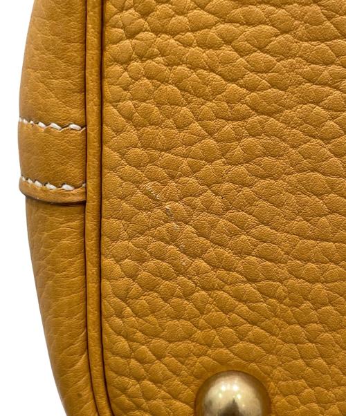 HERMES（エルメス）HERMES (エルメス) Bolide 31/ボリード 31/アルデンヌ/ゴールド系（オレンジ系）/ゴールド金具/〇WC刻印:1993年製 オレンジ系 サイズ:35の古着・服飾アイテム