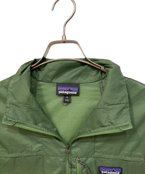 Patagonia（パタゴニア）Patagonia (パタゴニア) フーディニ・スタッシュ・1/2ジップ・プルオーバー グリーン サイズ:SIZE Mの古着・服飾アイテム