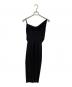 maison celon (メゾンセロン) asymmetry drape cami dress ブラック サイズ:Free：15000円