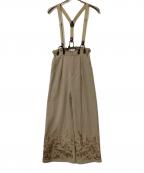 Ameri VINTAGEアメリヴィンテージ）の古着「GRANDPA SUSPENDER PANTS」｜ベージュ