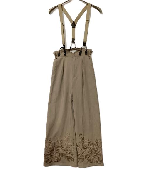 Ameri VINTAGE（アメリヴィンテージ）Ameri VINTAGE (アメリヴィンテージ) GRANDPA SUSPENDER PANTS ベージュ サイズ:Sの古着・服飾アイテム