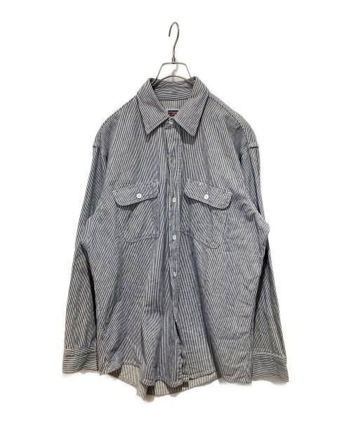 big mac（ビッグマック）big mac (ビッグマック) ワークシャツ ネイビー サイズ:Ｌの古着・服飾アイテム