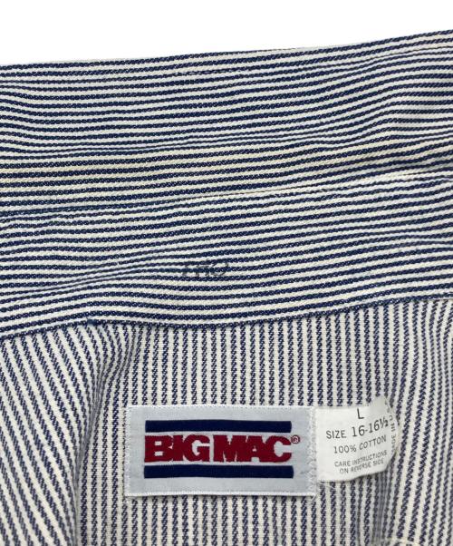 big mac（ビッグマック）big mac (ビッグマック) ワークシャツ ネイビー サイズ:Ｌの古着・服飾アイテム