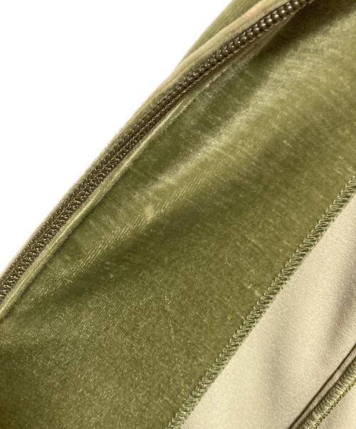 LEONARD SPORT（レオナール スポーツ）LEONARD SPORT (レオナール スポーツ) ネックデザイン ベロアジャージ グリーン サイズ:40の古着・服飾アイテム
