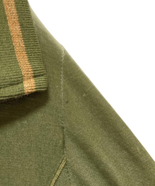LEONARD SPORT（レオナール スポーツ）LEONARD SPORT (レオナール スポーツ) ネックデザイン ベロアジャージ グリーン サイズ:40の古着・服飾アイテム