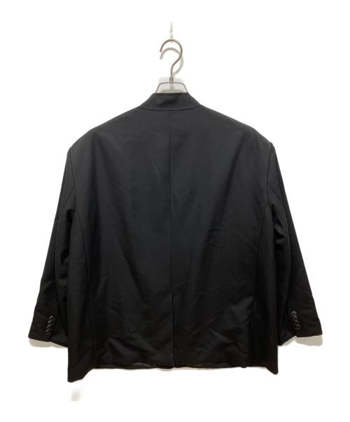 machatt（マチャット）machatt (マチャット) サージノーカラーオーバージャケット ブラック サイズ:F 未使用品の古着・服飾アイテム