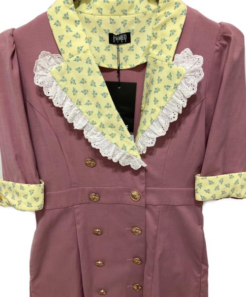 PAMEO POSE（パメオポーズ）PAMEO POSE (パメオポーズ) Rose Dress mini ピンク サイズ:M 未使用品の古着・服飾アイテム