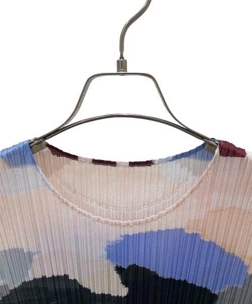 PLEATS PLEASE（プリーツプリーズ）PLEATS PLEASE (プリーツプリーズ) ノースリーブプリーツワンピース マルチカラー サイズ:2の古着・服飾アイテム