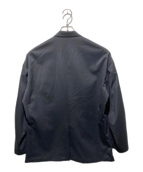 MAISON SPECIAL（メゾンスペシャル）MAISON SPECIAL (メゾンスペシャル) Wool Mix Smooth Prime-Over Peaked Lapel Double Tailored Jacket ブラックの古着・服飾アイテム