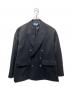 MAISON SPECIAL（メゾンスペシャル）の古着「Wool Mix Smooth Prime-Over Peaked Lapel Double Tailored Jacket」｜ブラック