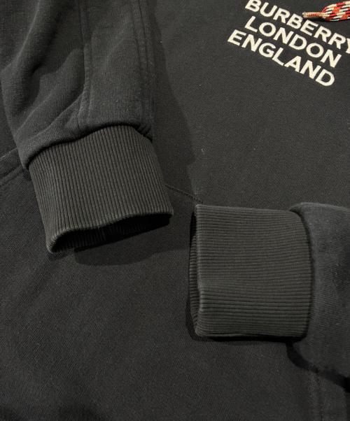 BURBERRY（バーバリー）BURBERRY (バーバリー) ロゴパーカー ブラック サイズ:XSの古着・服飾アイテム