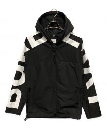 BURBERRY（バーバリー）の古着「サイドロゴ ジップアップジャケット」｜ブラック
