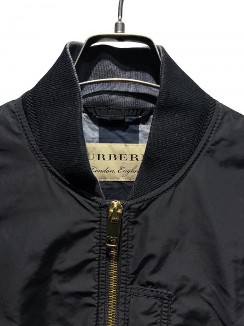 BURBERRY（バーバリー）BURBERRY (バーバリー) ボンバージャケット ブラック サイズ:44の古着・服飾アイテム