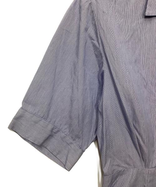 ROPE（ロペ）ROPE (ロペ) シルキーブロードウエストタックシャツワンピース ブルー サイズ:36の古着・服飾アイテム