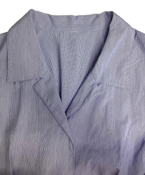 ROPE（ロペ）ROPE (ロペ) シルキーブロードウエストタックシャツワンピース ブルー サイズ:36の古着・服飾アイテム