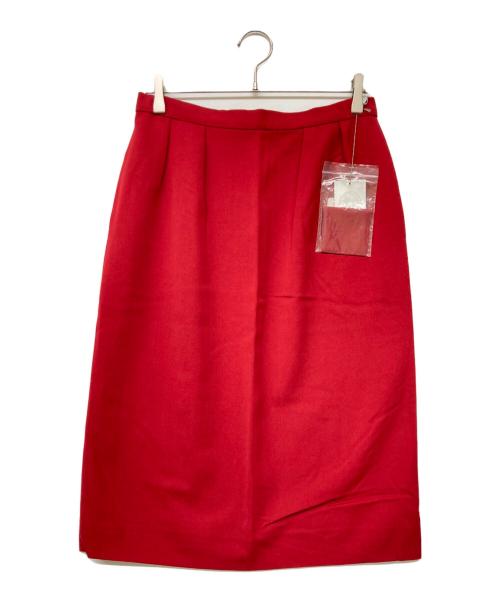 Christian Dior（クリスチャン ディオール）Christian Dior (クリスチャン ディオール) スカート レッド サイズ:SIZE EMの古着・服飾アイテム