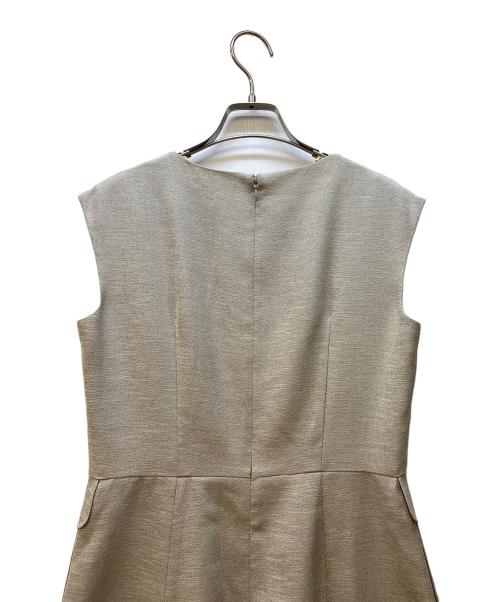 ANAYI（アナイ）ANAYI (アナイ) ノースリーブワンピース ベージュ サイズ:38の古着・服飾アイテム