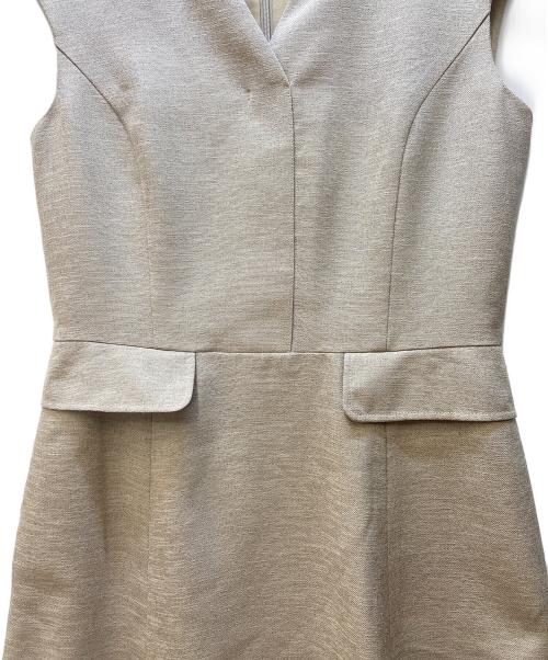 ANAYI（アナイ）ANAYI (アナイ) ノースリーブワンピース ベージュ サイズ:38の古着・服飾アイテム