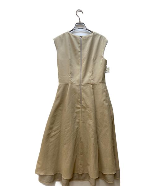 ANAYI（アナイ）ANAYI (アナイ) ノースリーブワンピース ベージュ サイズ:38の古着・服飾アイテム