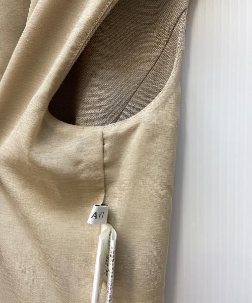ANAYI（アナイ）ANAYI (アナイ) ノースリーブワンピース ベージュ サイズ:38の古着・服飾アイテム